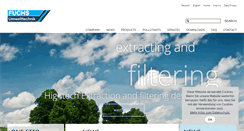 Desktop Screenshot of fuchs-umwelttechnik.com